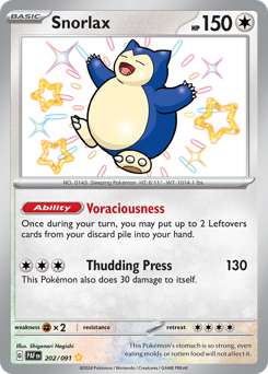 Snorlax card art