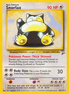 Snorlax card art