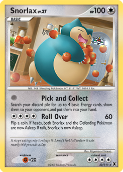 Snorlax card art