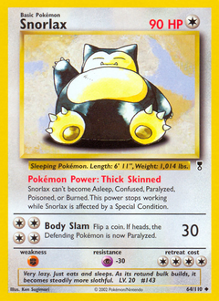 Snorlax card art