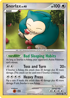 Snorlax card art