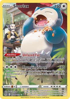 Snorlax card art