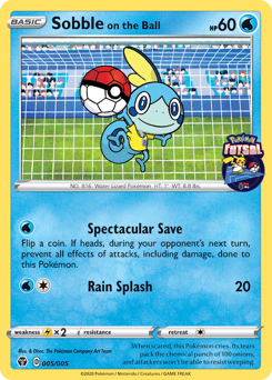 Sobble on the Ball card art