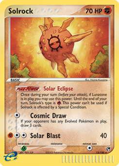 Solrock card art
