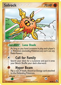 Solrock card art