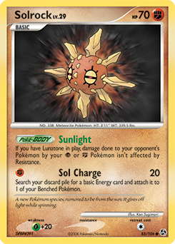 Solrock card art