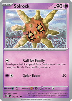 Solrock card art