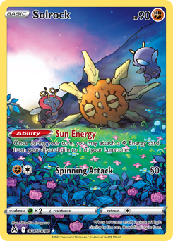 Solrock card art