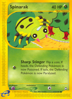 Spinarak card art