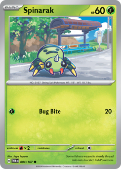 Spinarak card art
