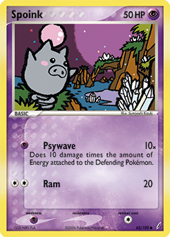 Spoink card art