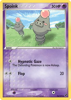 Spoink card art