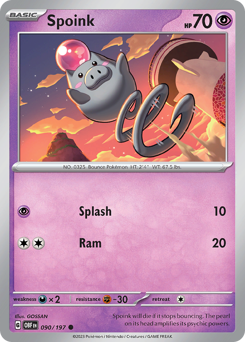 Spoink card art