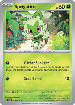 Sprigatito card art