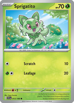 Sprigatito card art