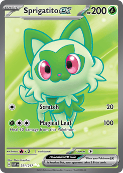 Sprigatito ex card art