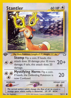 Stantler card art