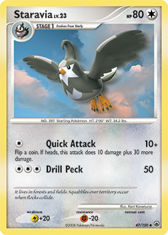 Staravia card art