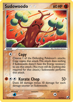 Sudowoodo card art