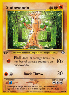 Sudowoodo card art