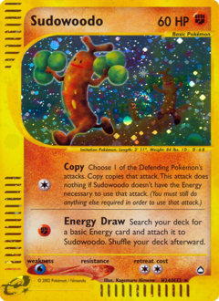 Sudowoodo card art