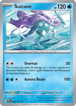 Suicune card art