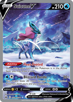 Suicune V card art