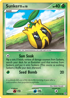Sunkern card art