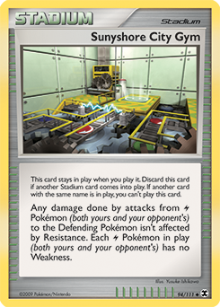 Sunyshore City Gym card art