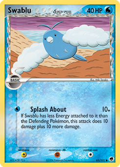 Swablu δ card art