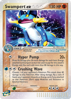 Swampert ex card art