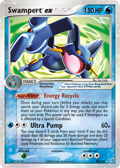 Swampert ex card art
