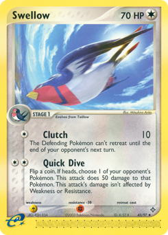 Swellow card art