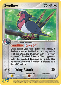 Swellow card art