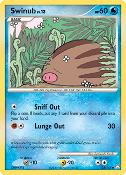 Swinub card art