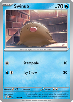 Swinub card art
