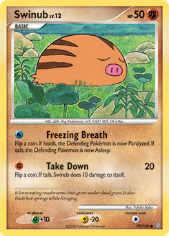 Swinub card art