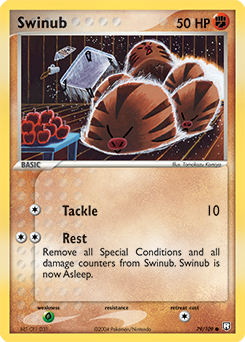 Swinub card art