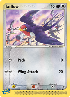 Taillow card art