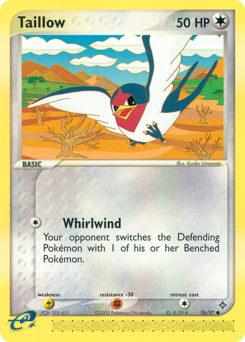 Taillow card art