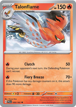 Talonflame card art