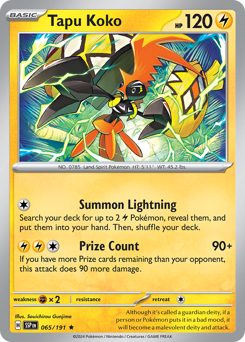 Tapu Koko card art