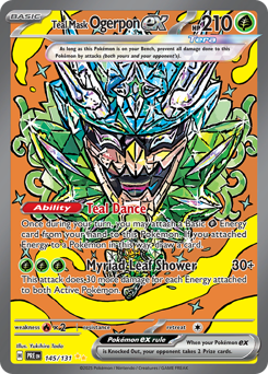 Teal Mask Ogerpon ex card art