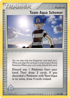 Team Aqua Schemer card art