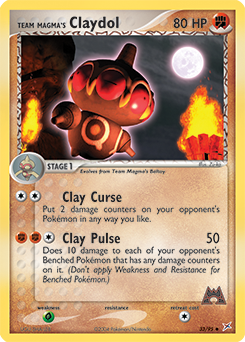 Team Magma's Claydol card art