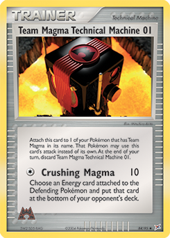 Team Magma Technical Machine 01 card art