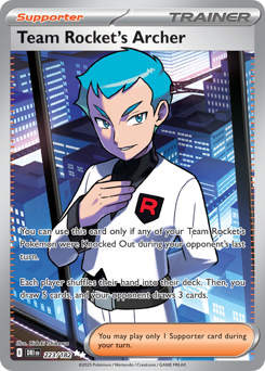 Team Rocket's Archer card art