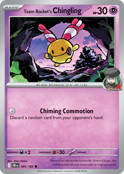 Team Rocket's Chingling card art