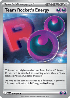 Team Rocket's Energy card art