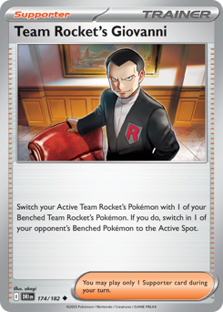 Team Rocket's Giovanni card art